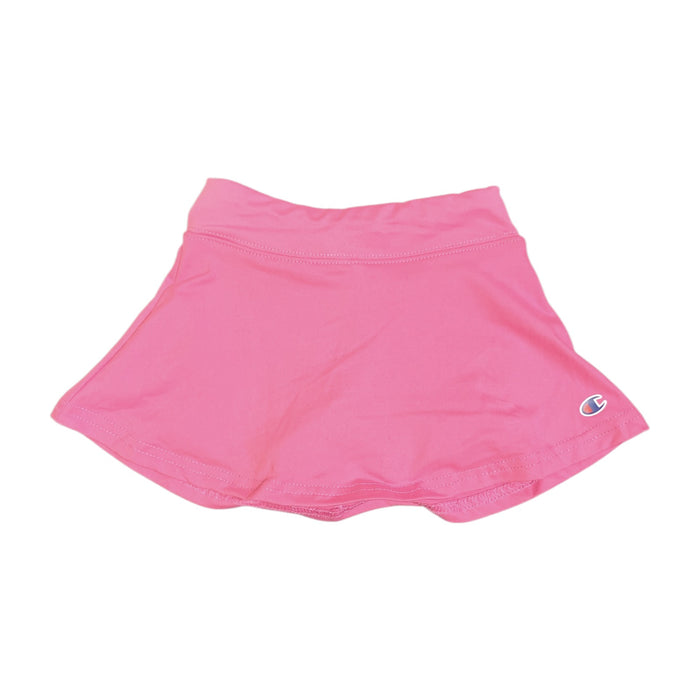 Champion Girl's 2-Piece Fleece Skort Set, Crewneck, Ribbed Cuffs/Hem