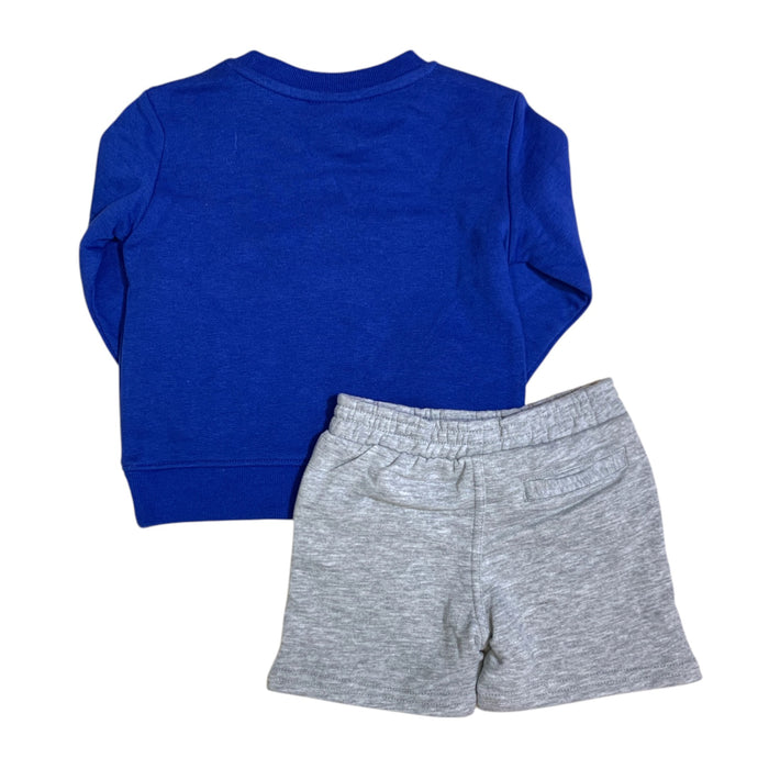 Champion Boys 2-Piece Fleece Short Set, Crewneck, Ribbed Cuffs and Hem