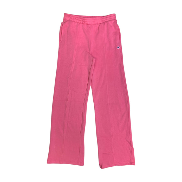 Champion Girl's Fleece Wide Leg Pant, Embroidered Logo, On-Seam Pockets