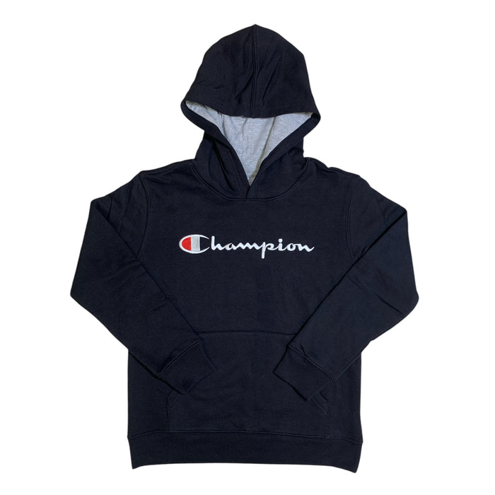 Champion Boy's Classic Fit Pullover Logo Fleece Hoodie