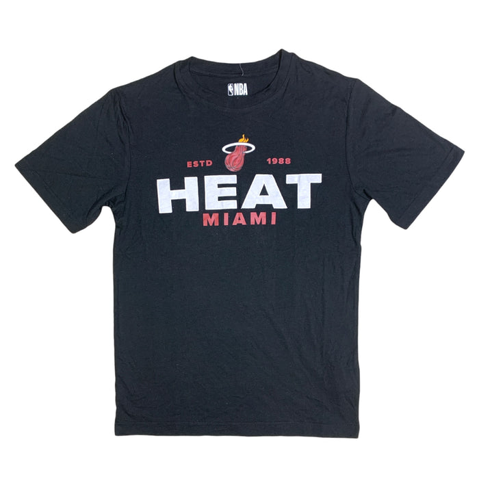 Officially Licensed NBA Miami Heat Cotton-Poly Short Sleeve T-Shirt