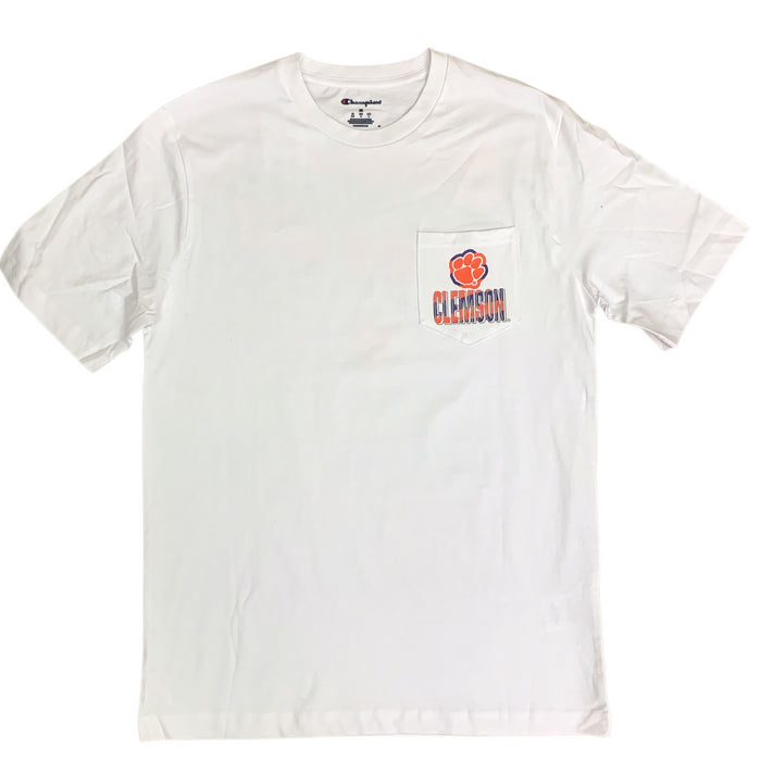 Champion Women's NCAA Logo Short Sleeve Chest Pocket T-Shirt