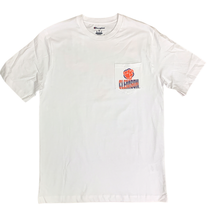 Champion Women's NCAA Logo Short Sleeve Chest Pocket T-Shirt