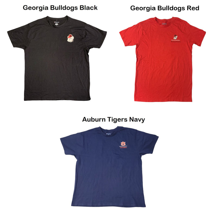 Champion Men's NCAA Short Sleeve Classic Fit Crew Neck Graphic Logo Tee