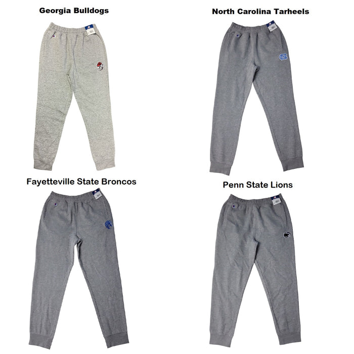 Champion Men's Soft Lightweight Elastic Waist NCAA Graphic Logo Sweat Pant