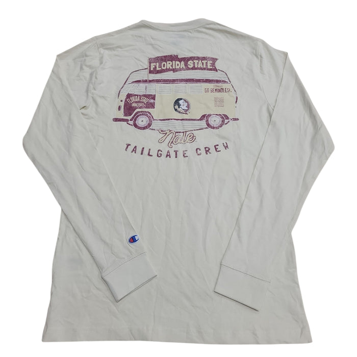 Champion Unisex "Tailgate Crew" Graphic Print Long Sleeve T-Shirt