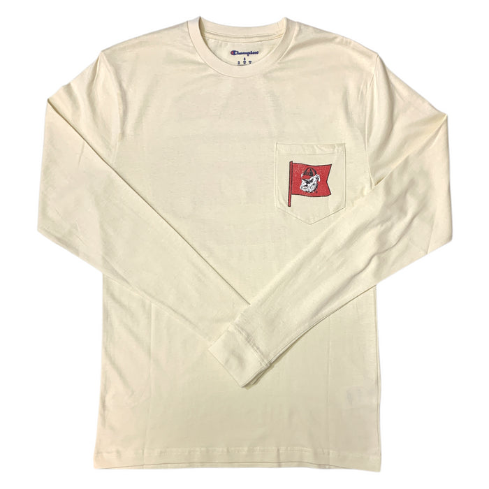 Champion Unisex "Tailgate Crew" Graphic Print Long Sleeve T-Shirt
