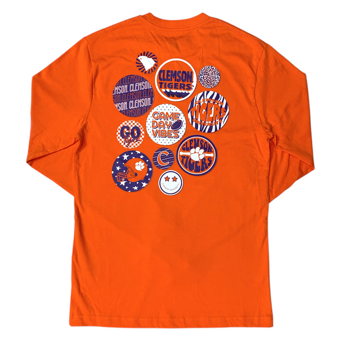 Champion Unisex "Game Day Vibes" NCAA Graphic Print Long Sleeve T-Shirt