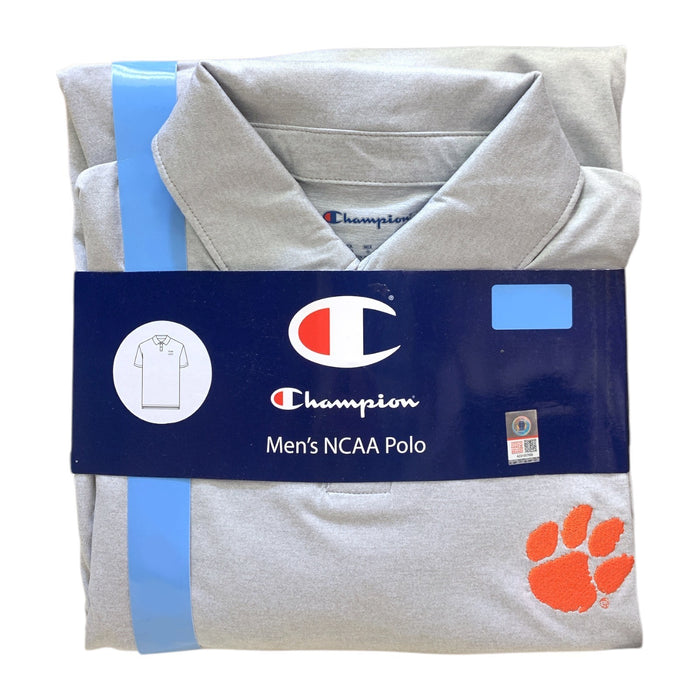 Champion Men's NCAA Officially Licensed Classic Fit Short Sleeve Polo (Clemson Tigers, 2XL)