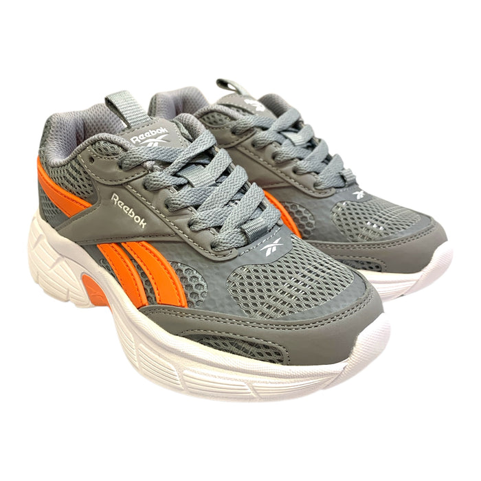 Reebok Boys Chaos Low Top Lace Up Running Sneaker, Style AR30303Y