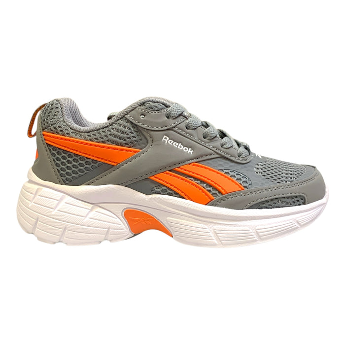 Reebok Boys Chaos Low Top Lace Up Running Sneaker, Style AR30303Y