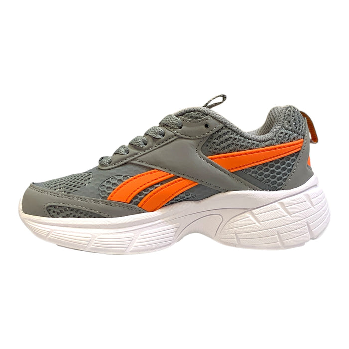 Reebok Boys Chaos Low Top Lace Up Running Sneaker, Style AR30303Y
