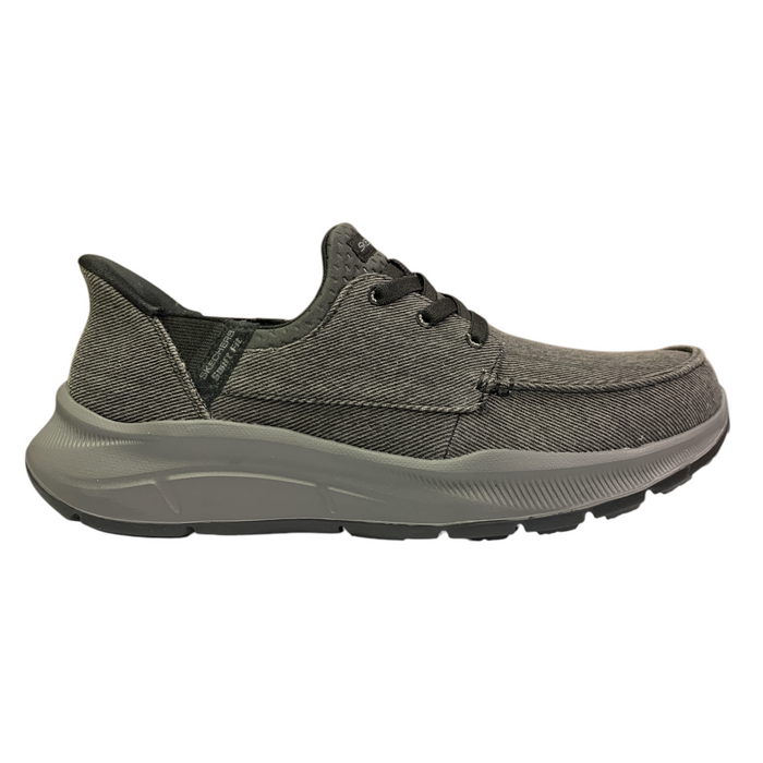 Skechers Men's Hands Free Swift Fit Moccasin Toe Canvas Sneaker, 255010S