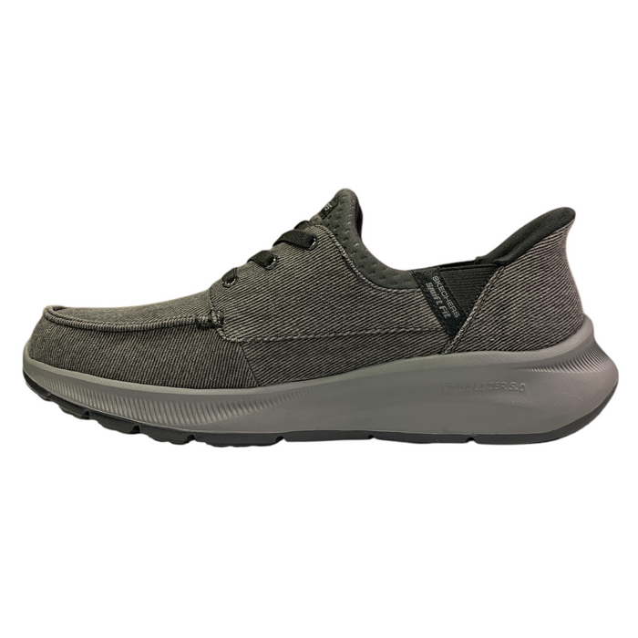 Skechers Men's Hands Free Swift Fit Moccasin Toe Canvas Sneaker, 255010S
