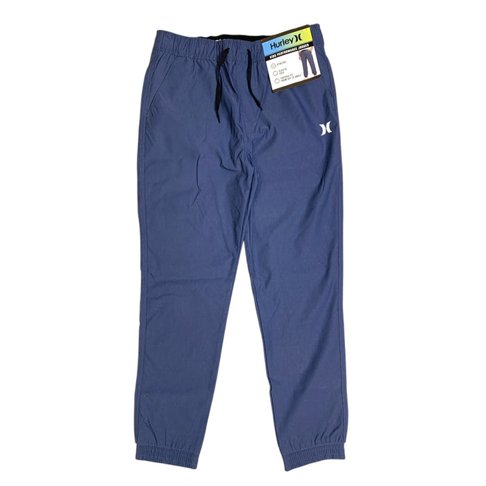 Hurley Boys Performance Jogger, Stretch Material, Tapered Fit with Elastic Cuff