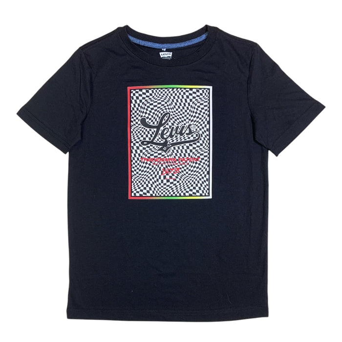 Levi's Boys Short Sleeve Graphic Tee, Relaxed Fit, Soft Knit Fabric, Tagless