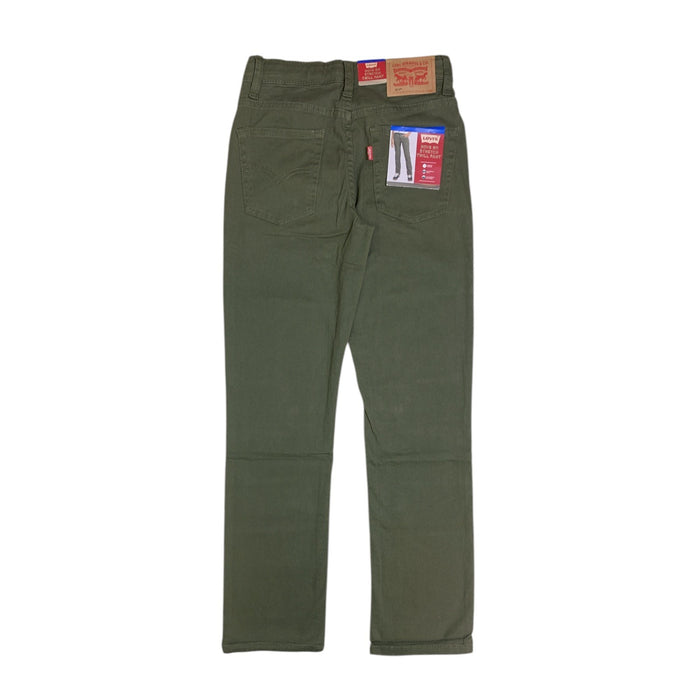 Levi Boy's 511 Comfort Stretch Twill Pant, Adjustable Flex Stretch Waist, 92P405
