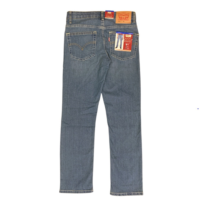Levi's Boys 511 Slim Fit Zip Fly & Button Closure Denim Jeans