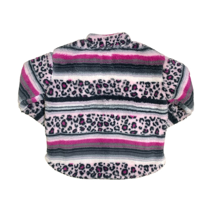 Hurley Girls Sherpa Quarter Zip Pullover, Mock Neck with Kangaroo Pocket