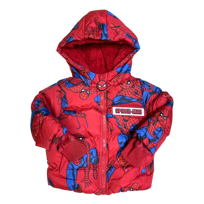 Licensed Character Toddler Boys Cozy Sherpa Lined Puffer Jacket