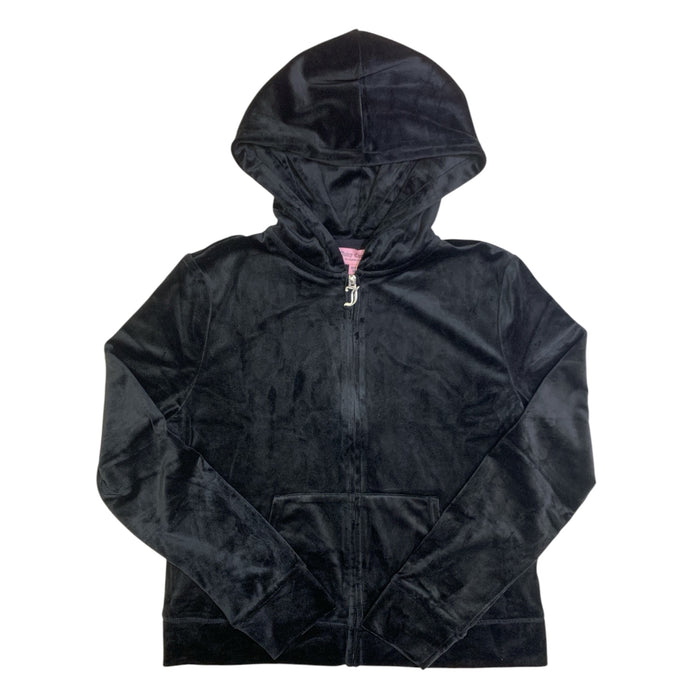 Juicy Couture Velour Jacket, Full Zip, Hooded with Rear Rhinestone Logo