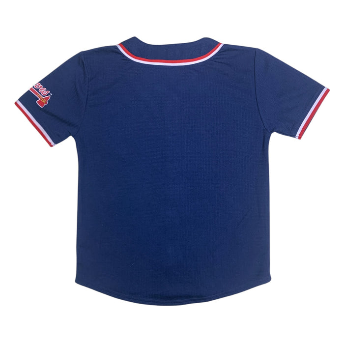 MLB Officially Licensed Youth Logo Button Down Jersey