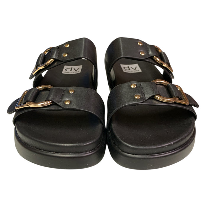 DV Dolce Vita Women's Footbed Lightweight Slip-On Unique Sandal