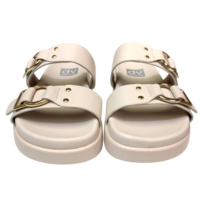 DV Dolce Vita Women's Footbed Lightweight Slip-On Unique Sandal