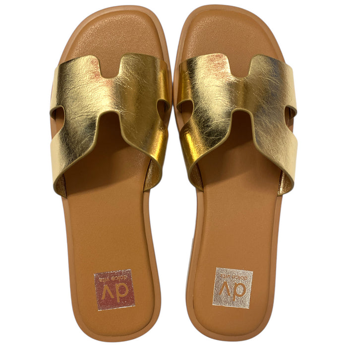 DV Dolce Vita Women's H-Band Hollie Lightweight Slide Sandal