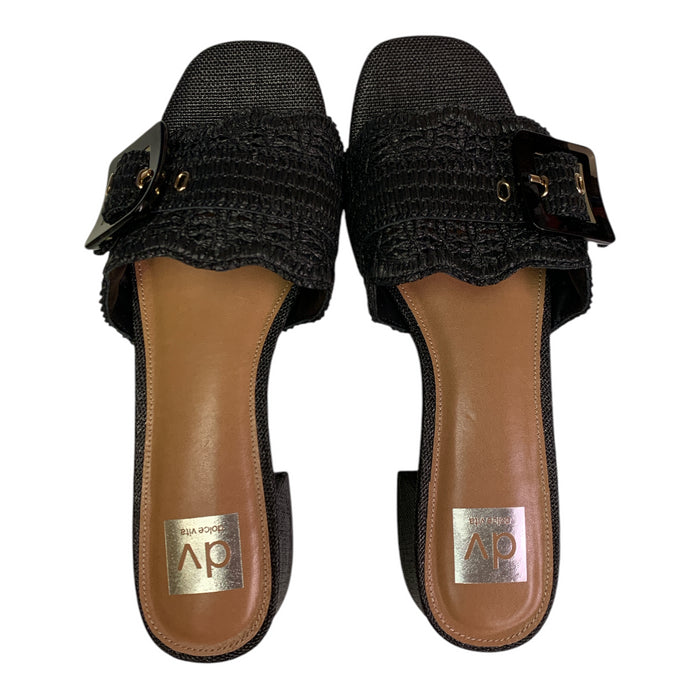 DV by Dolce Vita Women's Raffia Slip-On Sandal