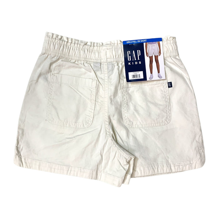 Gap Kids Girl's Pull-On Cotton Short, Drawstring Paper Bag Waist, Dolphin Hem