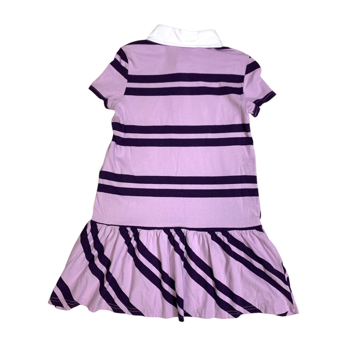 Gap Kids Girls Striped Dress, Rugby Style, Buttoned Point Collar