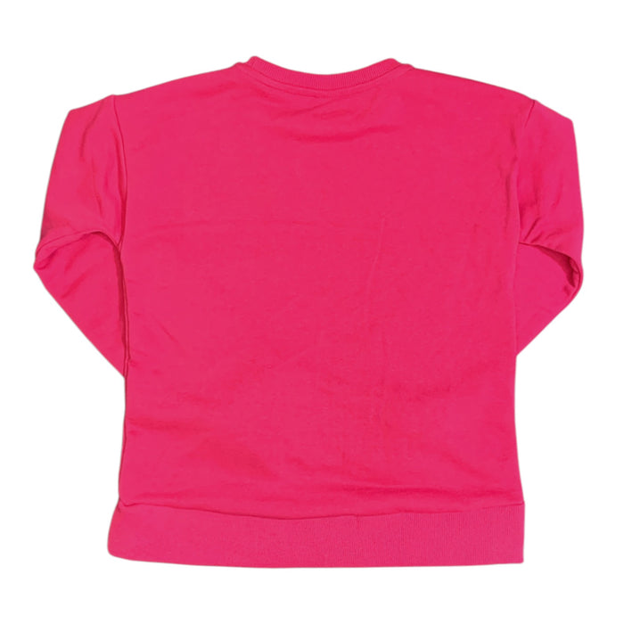 Gap Kids Girl's Crew Sweatshirt, Long Sleeve, Relaxed Fit, French Terry Fabric