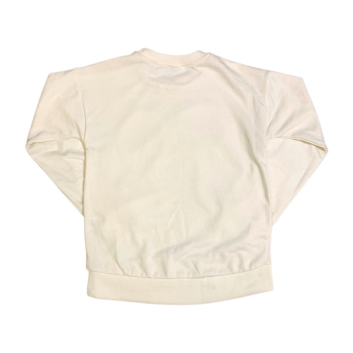 Gap Kids Girl's Crew Sweatshirt, Long Sleeve, Relaxed Fit, French Terry Fabric