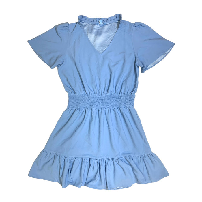 Draper James Womens Tiered Dress, Smocked Waistband & Ruffled Collar, Plus Size