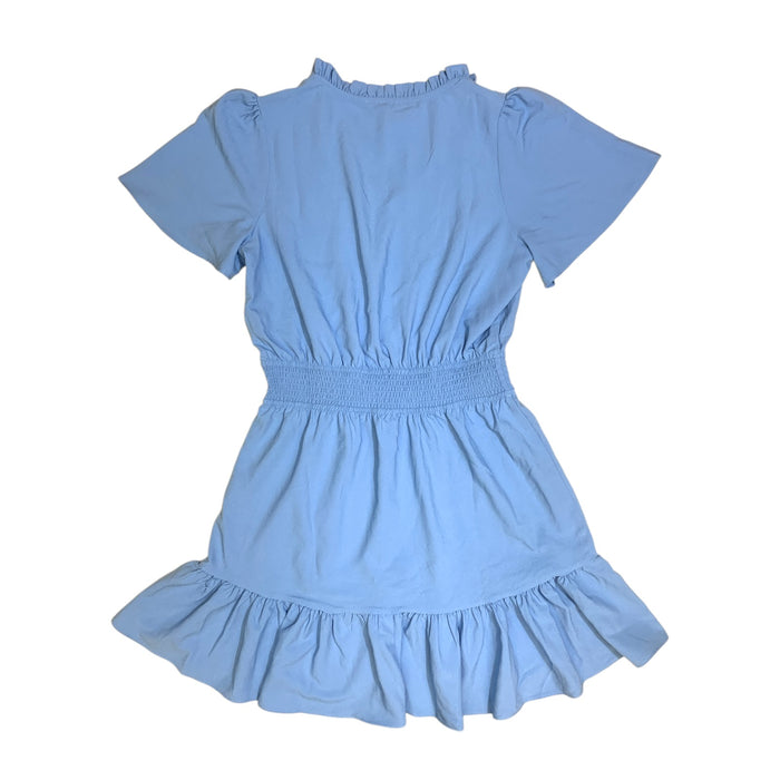 Draper James Womens Tiered Dress, Smocked Waistband & Ruffled Collar, Plus Size