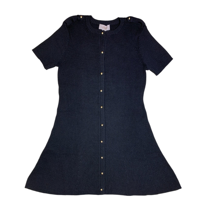 French Connection Women's Short Sleeve Mini Scoop Neck Sweater Dress