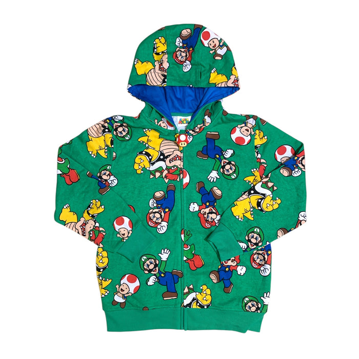 Licensed Character Boy's Full Zip Fleece Jacket with Character Zip Slider