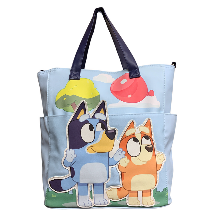 Licensed Faux Leather 3D Foam-Style Character Tote with Multi-Carry Options