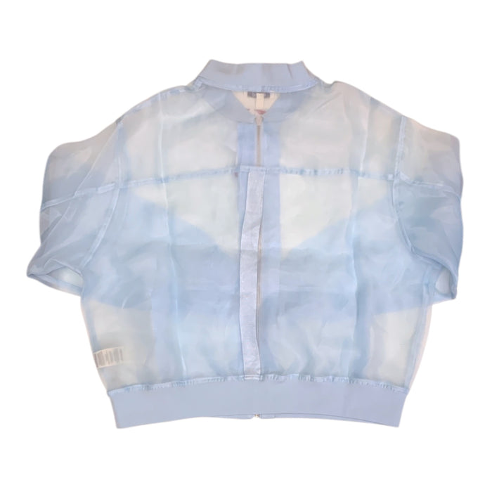 Edited by Remi Bader Women's Lightweight Sheer Bomber Jacket w/ Ribbed Trim