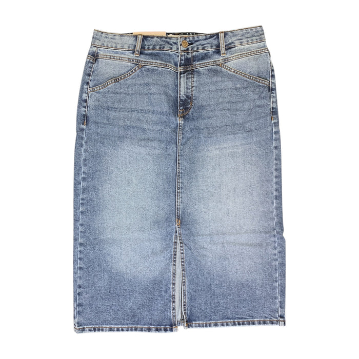 Edited by Hunter McGrady Women's Denim Midi Skirt, High-Rise Fit