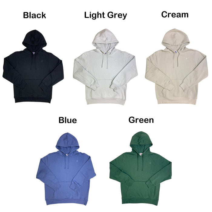 Champion Mens Fleece Hoodie with Kangaroo Pocket and Drawcord Hood