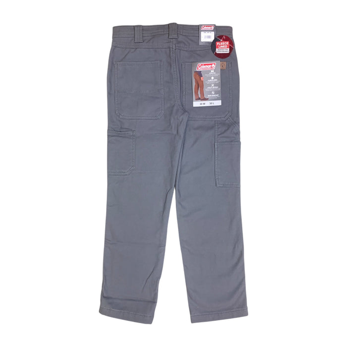 Coleman Men's Extra Warm Durable Canvas Fleece Lined Utility Pant
