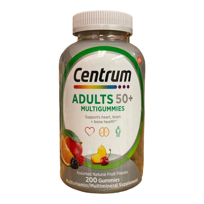 Centrum MultiGummies Multivitamin Gummies for Adults 50 Plus (200 Count)