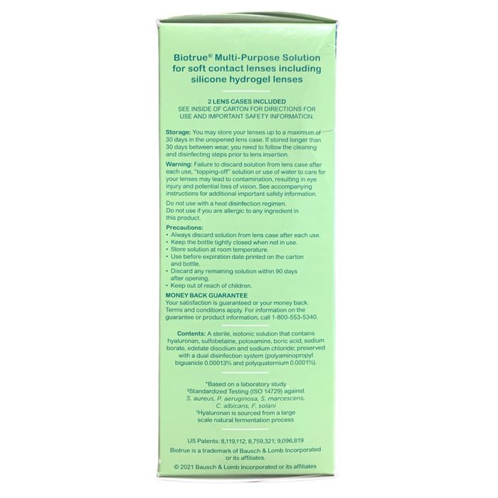 Bausch + Lomb Biotrue Multi-Purpose Soft Contact Solution (2 x 16 oz. & 2 Cases)