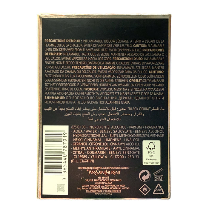 Yves Saint Laurent "Black Opium" Eau de Parfum For Women, 1.6fl. oz. Spray