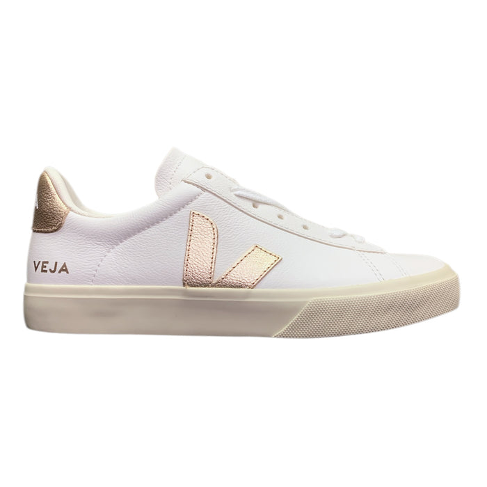 Veja Women's Campo Leather Sneaker, Chrome-Free Leather & Suede, Eco-Friendly