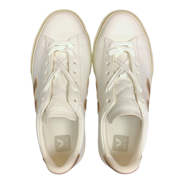 Veja Women's Campo Leather Sneaker, Chrome-Free Leather & Suede, Eco-Friendly