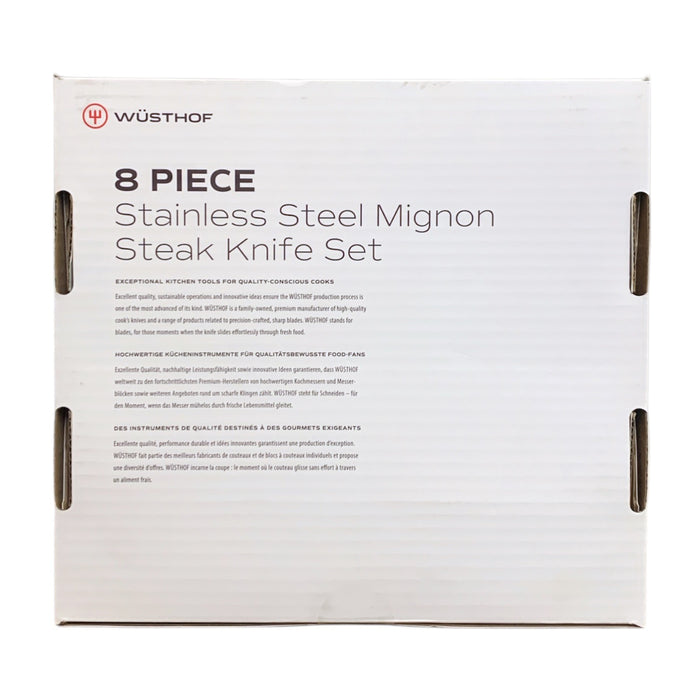 Wusthof 8-Piece Stainless Steel Mignon Steak Knife Set