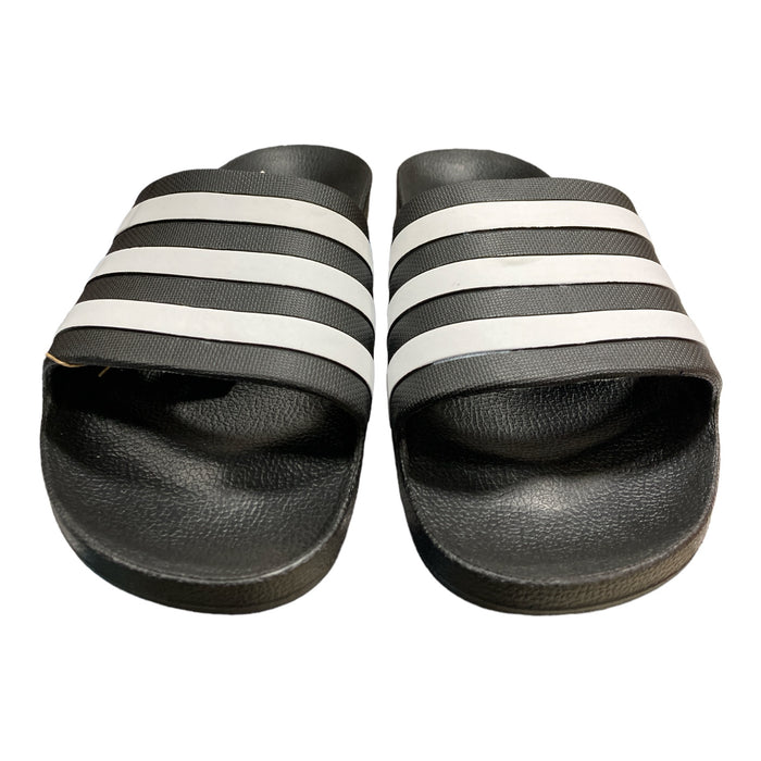 Adidas men's cloudfoam adilette flip flop on sale